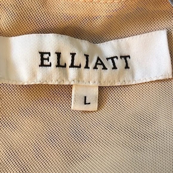 ELLIATT Lace Midi Dress V Neck Spaghetti Straps Size Large - Picture 7 of 8